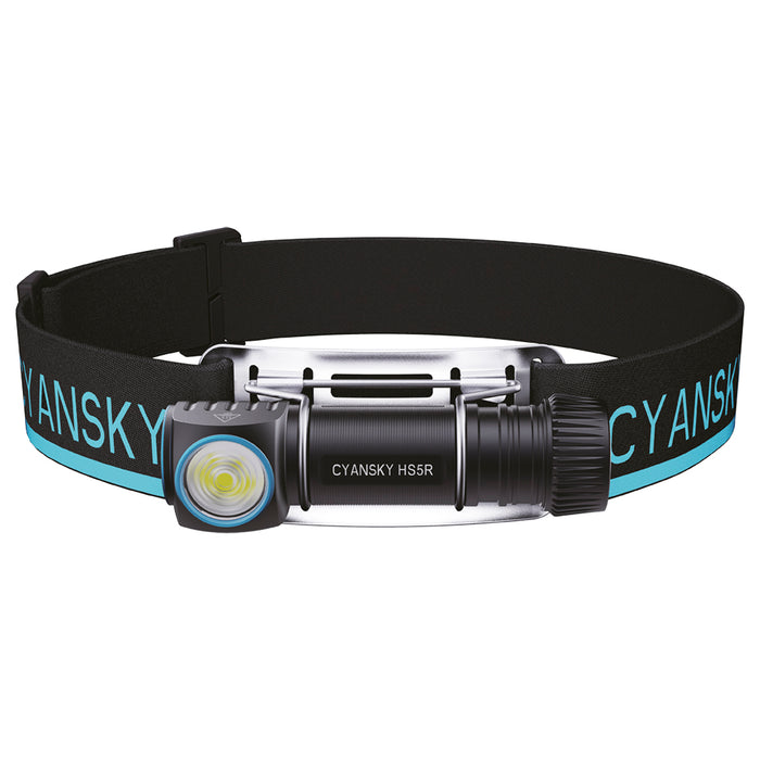 Cyansky Multifunctional Rechargeable Headlamp | 1300 Lumens | 200m