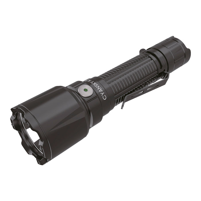 Cyansky Super Long Range Tactical Flashlight | 2000 Lumens | 700m