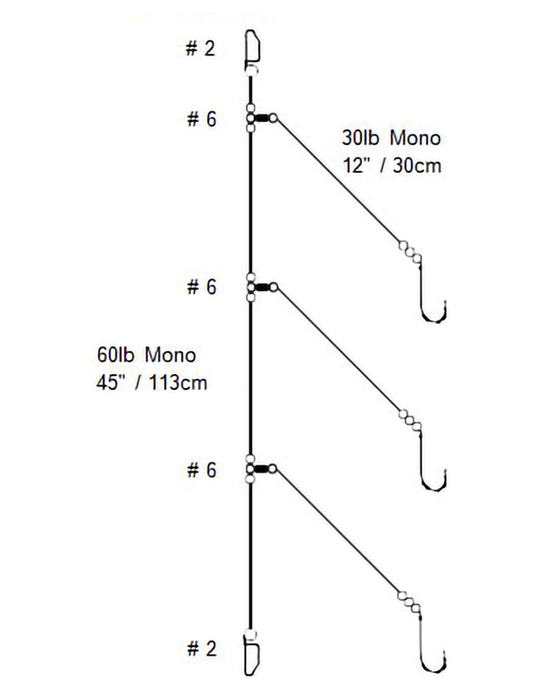 Cox & Rawle 3 Hook Scratching Rig