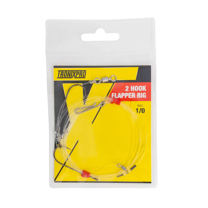 Tronixpro 2 Hook Flapper Hand Tied Rig