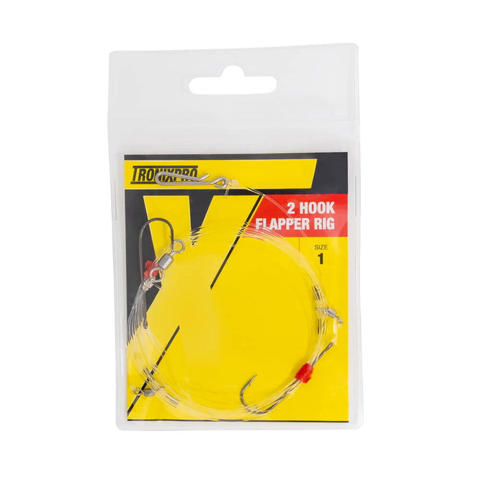 Tronixpro 2 Hook Flapper Hand Tied Rig