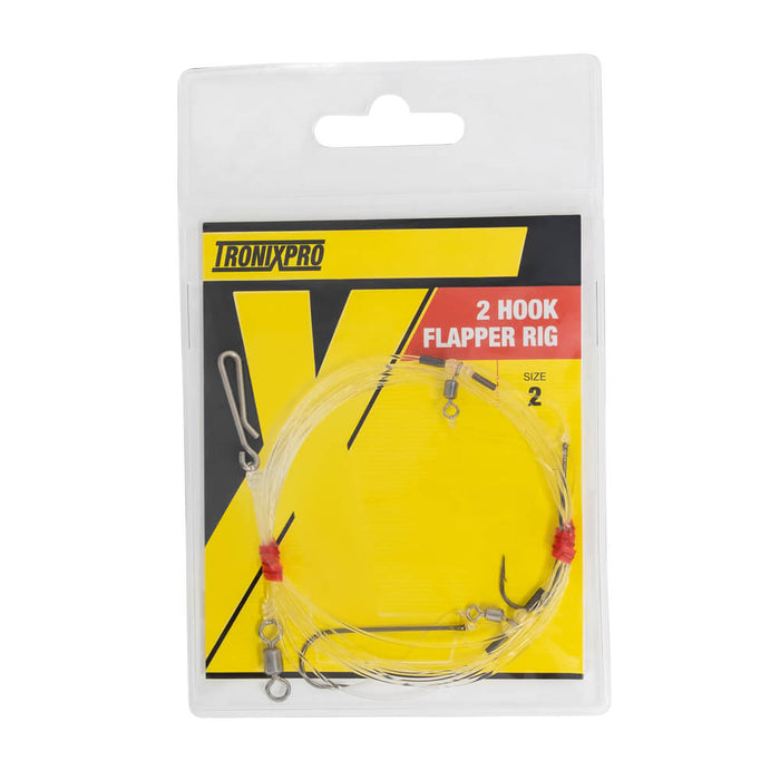 Tronixpro 2 Hook Flapper Hand Tied Rig