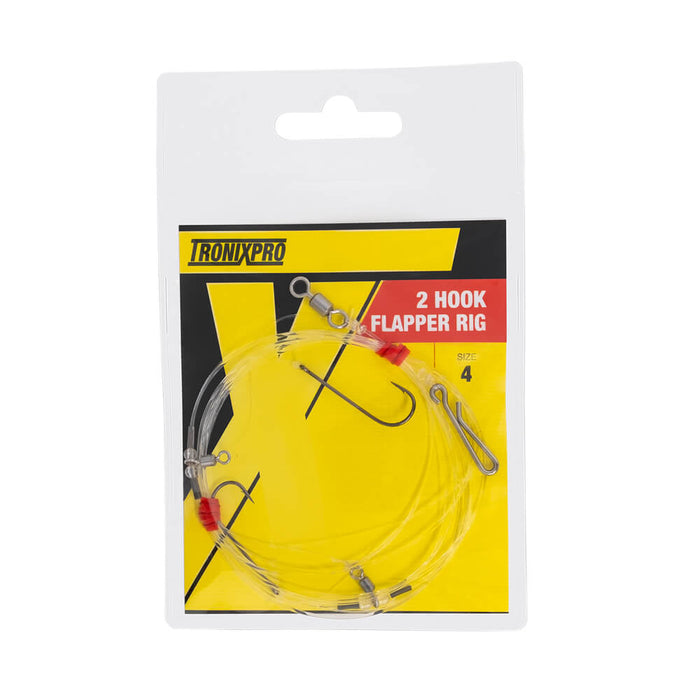 Tronixpro 2 Hook Flapper Hand Tied Rig