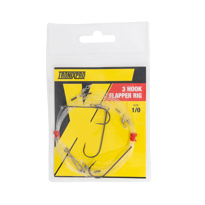 Tronixpro 3 Hook Flapper Hand Tied Rig