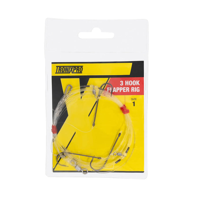 Tronixpro 3 Hook Flapper Hand Tied Rig