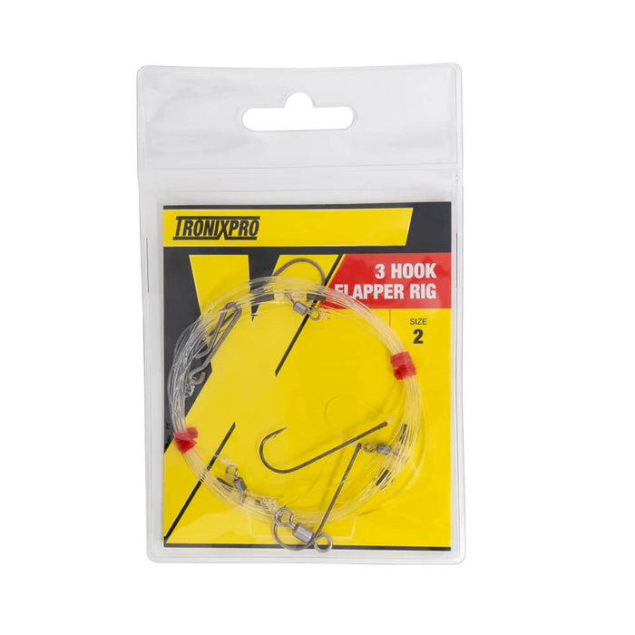 Tronixpro 3 Hook Flapper Hand Tied Rig