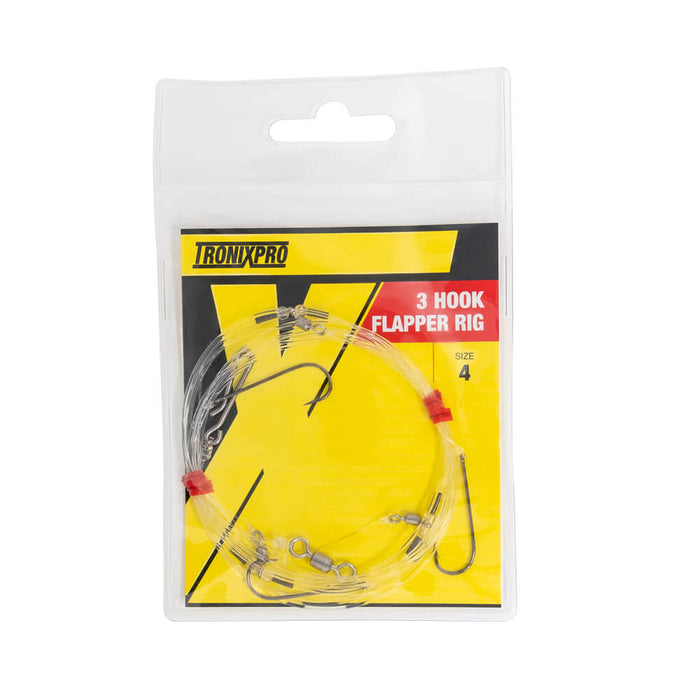 Tronixpro 3 Hook Flapper Hand Tied Rig