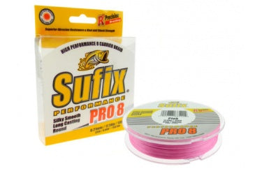 Sufix Performance Pro 8 | 0.10mm | 14lb | 135m | Pink