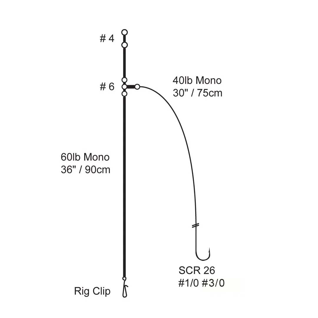 Cox & Rawle All Round Beach Rig | Distance Clip-Down Rig | Size #3/0 ...