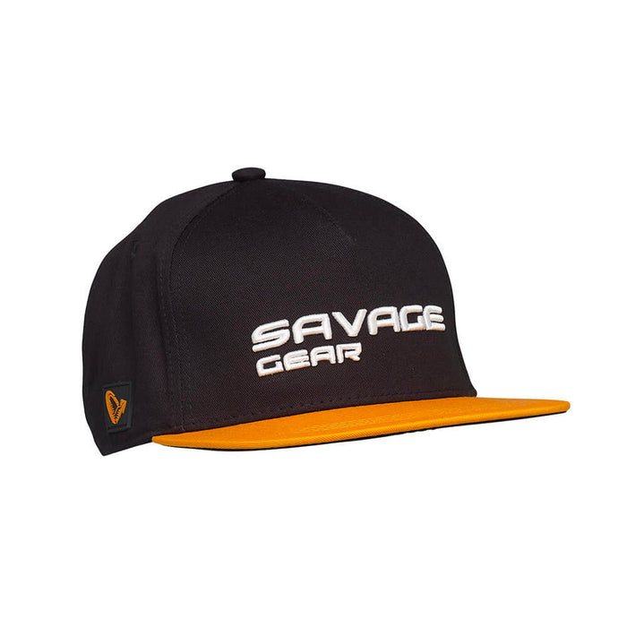 Savage Gear Flat Peak 3D Logo | Black Ink